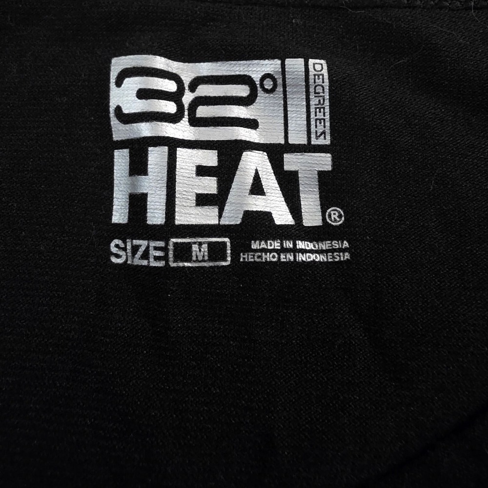 32 Degrees Heat Kids Thermal Base Layer Set Black Long Sleeve Top Legging Medium - Picture 2 of 2